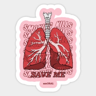 Save Me | Smoking Kills Sticker
